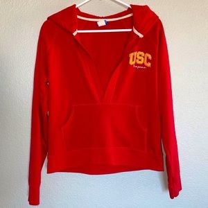 S USC Hooded Sweater with Front Pockets